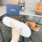 Replica DIOR CD Diamond logo Cross strap slippers