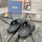 Replica DIOR CD Diamond logo Cross strap slippers