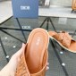 Replica DIOR CD Diamond logo Cross strap slippers