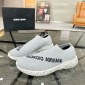 Replica Armani letter logo Let some air out with slip-on sneakers