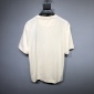 Replica Fendi Color contrast messy code F embroidery short-sleeved T-shirt