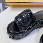 Replica Fendi sequin platform sandals