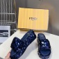 Replica Fendi sequin platform sandals