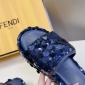 Replica Fendi sequin platform sandals