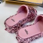 Replica Fendi sequin platform sandals