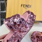 Replica Fendi sequin platform sandals