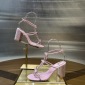 Replica Rene Caovilla Chunky heels with bows