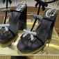 Replica Rene Caovilla Chunky heels with bows