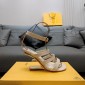 Replica Fendi F heel series sandals