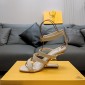 Replica Fendi F heel series sandals