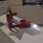 Replica Prada Small square and hollow Mary Jane sandals