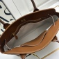 Replica Miu Miu Aventure Leather Bag in Brown