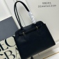 Replica Miu Miu Aventure Leather Bag in Black