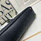 Replica Miu Miu Aventure Leather Bag in Black