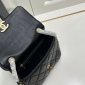 Replica CHANEL logo Diamond check backpack