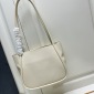 Replica PRADA White Leather Mini Tote Bag