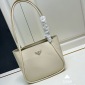 Replica PRADA White Leather Mini Tote Bag