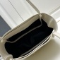 Replica PRADA White Leather Mini Tote Bag