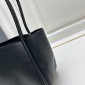 Replica PRADA Black Leather Mini Tote Bag