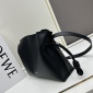 Replica Loewe Flamenco Mini Clutch Bag in Black