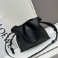 Replica Loewe Flamenco Mini Clutch Bag in Black