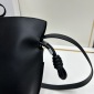 Replica Loewe Flamenco Mini Clutch Bag in Black