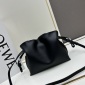 Replica Loewe Flamenco Mini Clutch Bag in Green