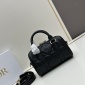 Replica Dior lettering logo leather key bag