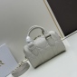 Replica Dior lettering logo leather key bag