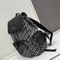 Replica Dior Men Motion Backpack Black Dior Oblique Mirage Technical Fabric and Grained Calfskin