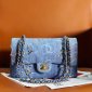 Replica CHANEL Denim beaded sequin bag