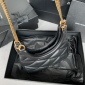 Replica YSL Diamond-quilted sheep leather HOBO tote bag