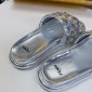 Replica Fendi sequined beaded flat slippers