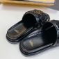 Replica Fendi sequined beaded flat slippers