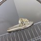 Replica Fendi sequined beaded flat slippers