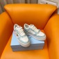 Replica Prada 24ss platform small white shoes