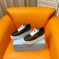 Replica Prada 24ss platform small white shoes