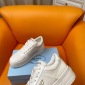 Replica Prada 24ss platform small white shoes