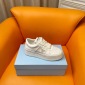 Replica Prada 24ss platform small white shoes