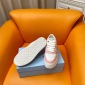 Replica Prada 24ss platform small white shoes