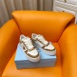 Replica Prada 24ss platform small white shoes