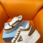 Replica Prada 24ss platform small white shoes