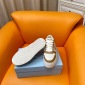 Replica Prada 24ss platform small white shoes