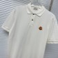 Replica Moncler Leather Logo Patch Cotton Piqué Polo - Bright White | Editorialist