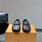 Replica Louis Vuitton Leather loafers