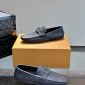 Replica Louis Vuitton Leather loafers