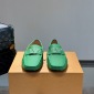 Replica Louis Vuitton Leather loafers