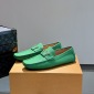 Replica Louis Vuitton Leather loafers