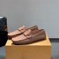 Replica Louis Vuitton Leather loafers