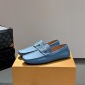 Replica Louis Vuitton Leather loafers